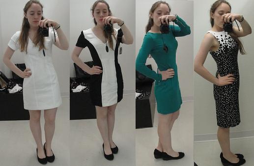Sample dresses. Sorry Microsoft Paint ruins the images!